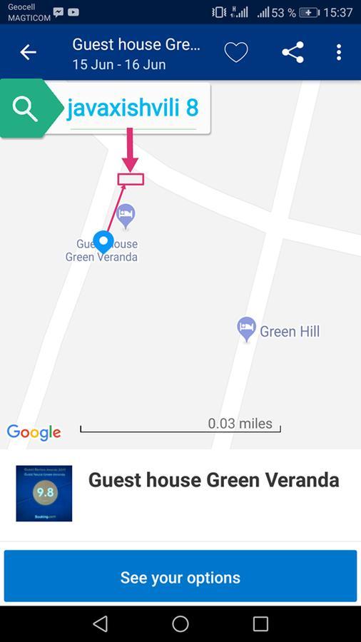 Guest House Green Veranda Mtsʼkhetʼa Eksteriør bilde